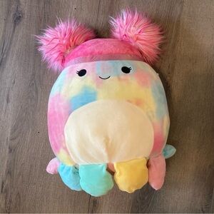 Squishmallow Colorful Opal the Octopus Stuffy EUC